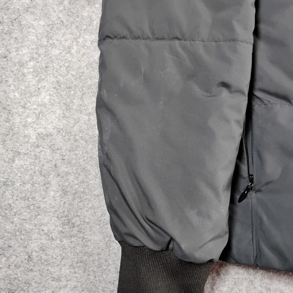 Everlane San Francisco Primaloft Puffy Bomber Renew Jacket Women XS Grey Quilted